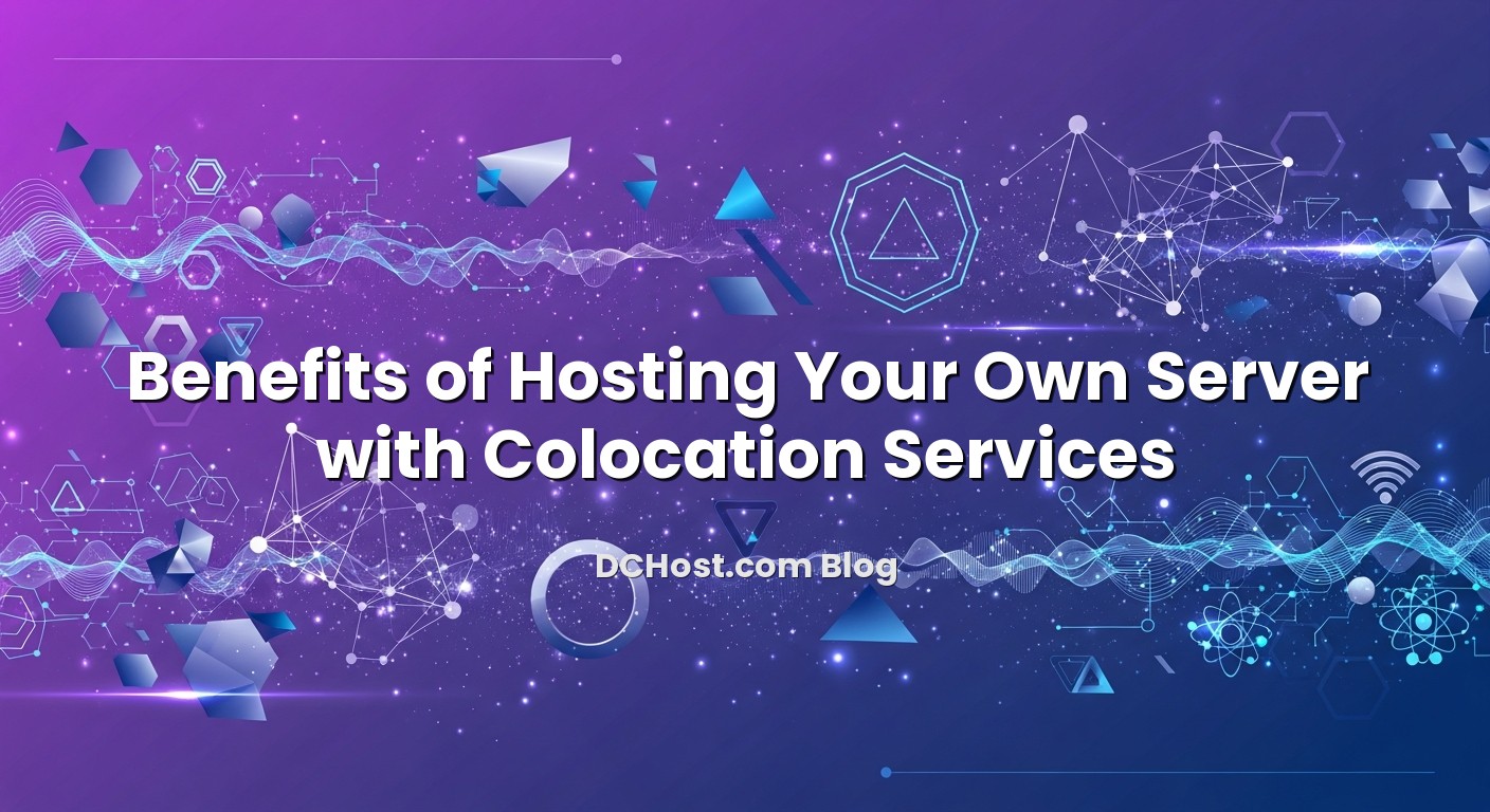 Illustration depicting Benefits of Hosting Your Own Server with Colocation Services concept
