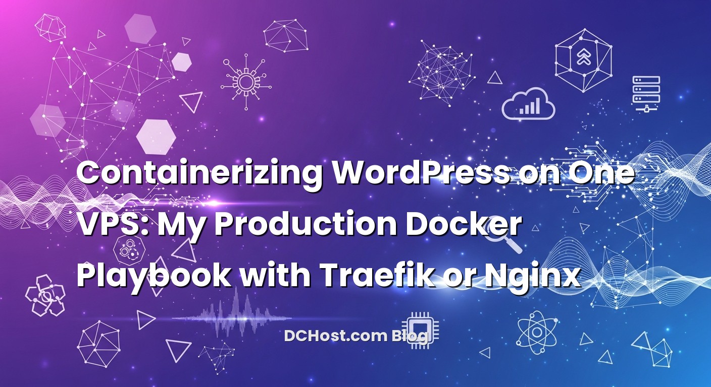 Featured image for Containerizing WordPress on One VPS: My Production Docker Playbook with Traefik or Nginx article