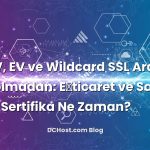 DV, OV, EV ve Wildcard SSL Arasında Kaybolmadan: E‑ticaret ve SaaS’te Hangi Sertifika Ne Zaman?