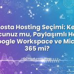 E-Posta Hosting Seçimi: Kendi Sunucunuz mu, Paylaşımlı Hosting mi, Google Workspace ve Microsoft 365 mi?