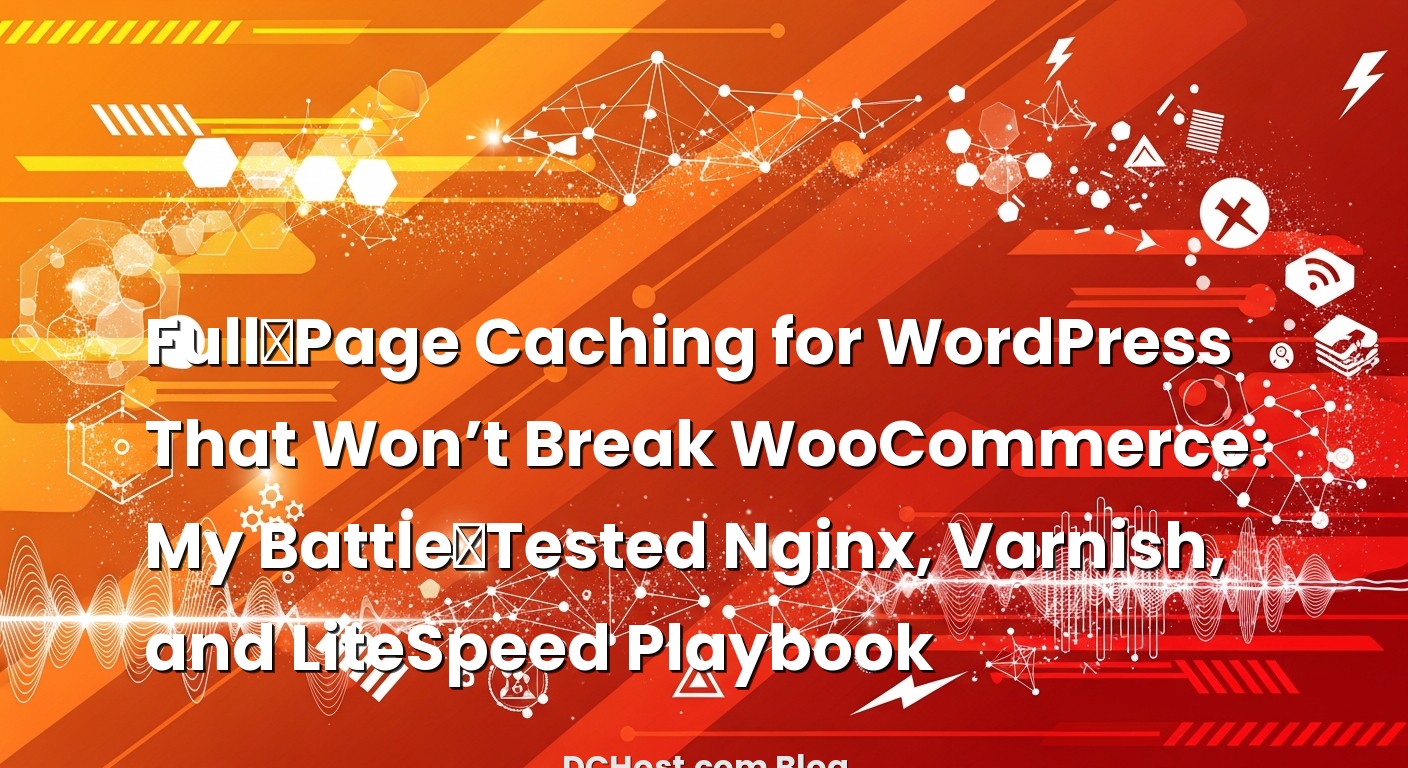 Informative image about Full‑Page Caching for WordPress That Won’t Break WooCommerce: My Battle‑Tested Nginx, Varnis...