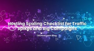 Hosting Scaling Checklist for Traffic Spikes and Big Campaigns