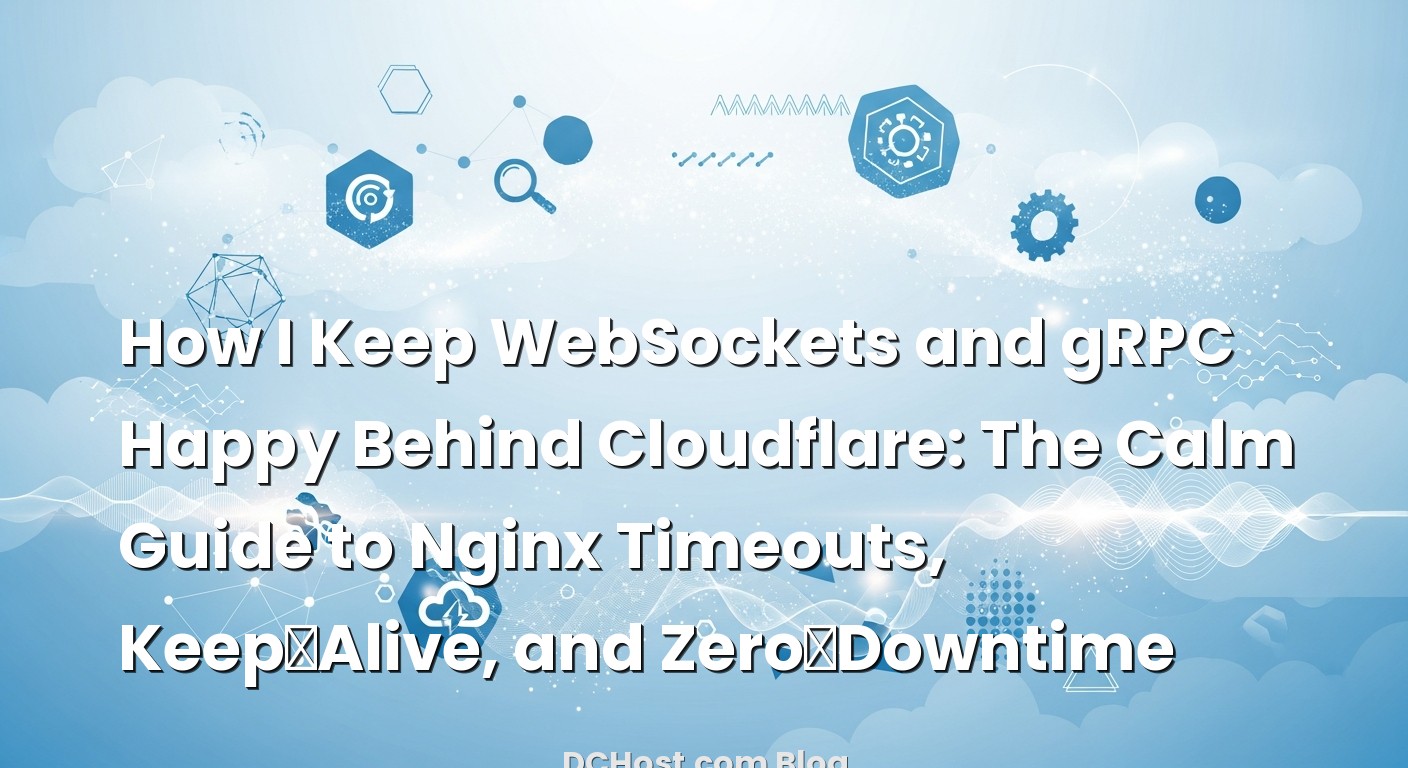 Informative image about How I Keep WebSockets and gRPC Happy Behind Cloudflare: The Calm Guide to Nginx Timeouts, Keep‑A...