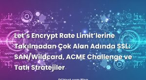 Let’s Encrypt Rate Limit’lerine Takılmadan Çok Alan Adında SSL: SAN/Wildcard, ACME Challenge ve Tatlı Stratejiler
