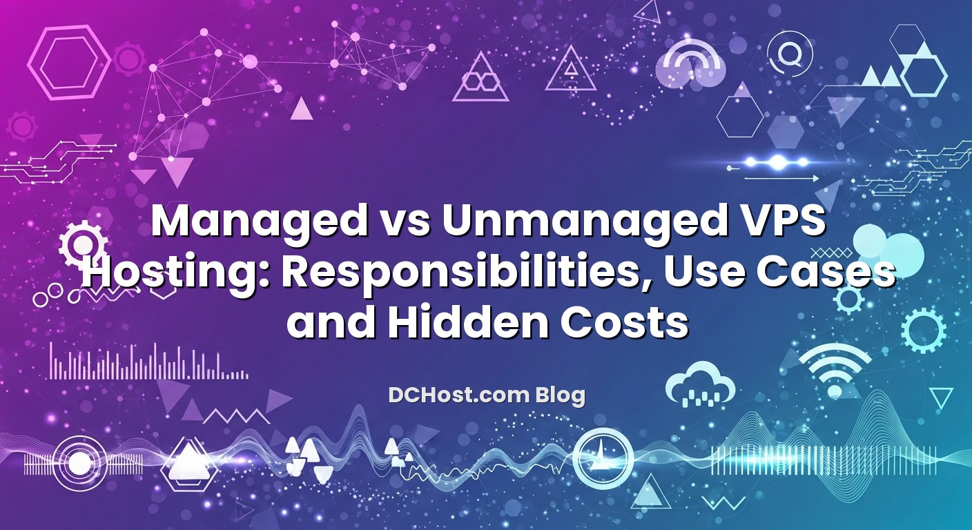 Informative image about Managed vs Unmanaged VPS Hosting: Responsibilities, Use Cases and Hidden Costs