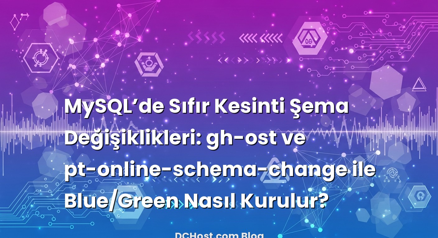 MySQL’de Sıfır Kesinti Şema Değişiklikleri: gh-ost ve pt-online-schema-change ile Blue/Green Nasıl Kurulur? ile il...
