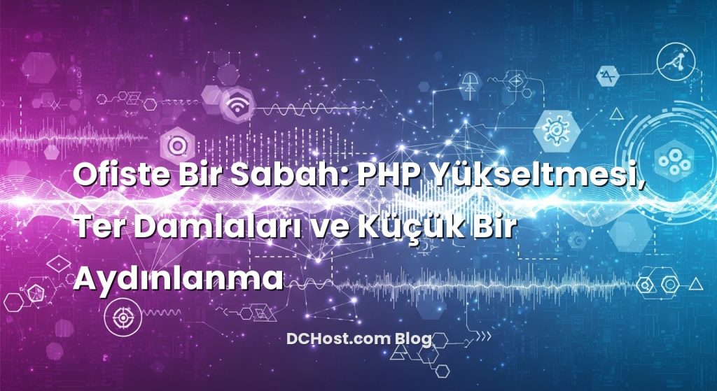 Ofiste Bir Sabah: PHP Yükseltmesi, Ter Damlaları ve Küçük Bir Aydınlanma