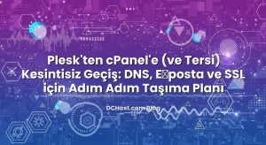 Plesk’ten cPanel’e (ve Tersi) Kesintisiz Geçiş: DNS, E‑posta ve SSL için Adım Adım Taşıma Planı