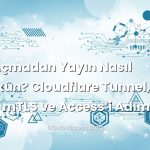 Port Açmadan Yayın Nasıl Mümkün? Cloudflare Tunnel, Zero Trust, mTLS ve Access’i Adım Adım