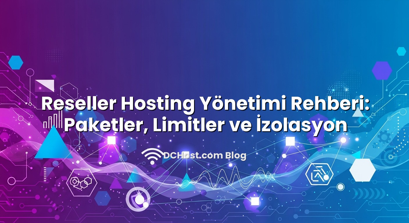 Reseller Hosting Yönetimi Rehberi: Paketler, Limitler ve İzolasyon ile ilgili görsel açıklama