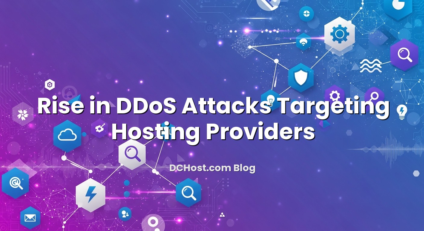Informative image about Rise in DDoS Attacks Targeting Hosting Providers