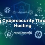 Infographic explaining Rising Cybersecurity Threats in Hosting