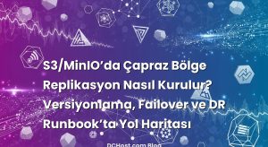 S3/MinIO’da Çapraz Bölge Replikasyon Nasıl Kurulur? Versiyonlama, Failover ve DR Runbook’ta Yol Haritası
