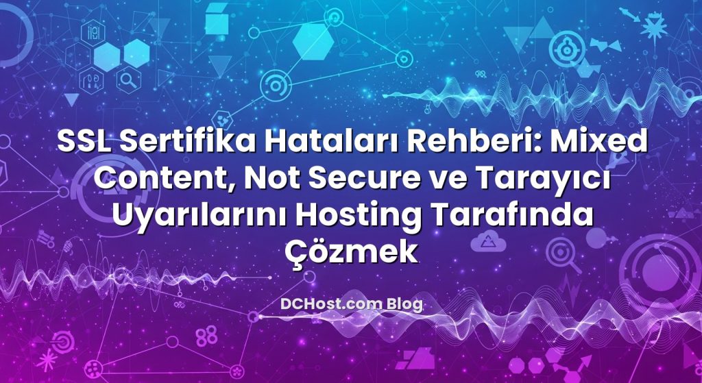 SSL Sertifika Hataları Rehberi: Mixed Content, Not Secure ve Tarayıcı Uyarılarını Hosting Tarafında Çözmek