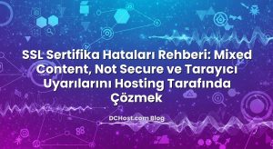 SSL Sertifika Hataları Rehberi: Mixed Content, Not Secure ve Tarayıcı Uyarılarını Hosting Tarafında Çözmek