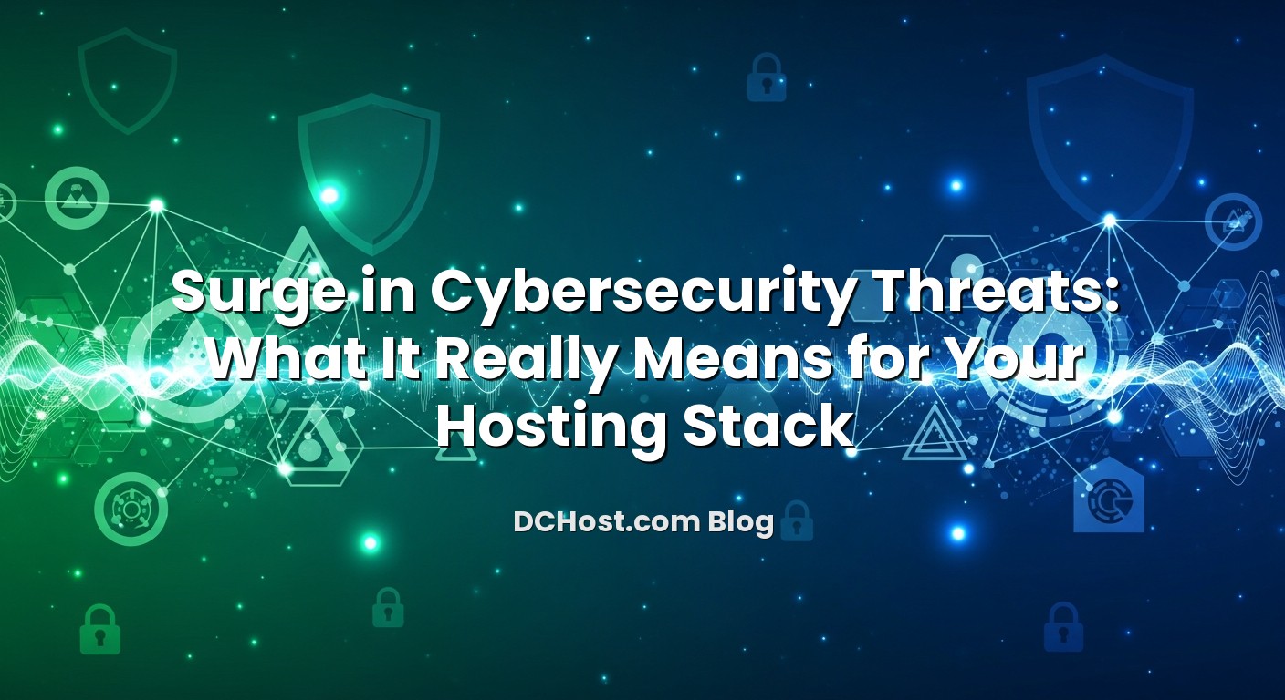 Visual representation of Surge in Cybersecurity Threats: What It Really Means for Your Hosting Stack