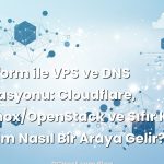 Terraform ile VPS ve DNS Otomasyonu: Cloudflare, Proxmox/OpenStack ve Sıfır Kesinti Dağıtım Nasıl Bir Araya Gelir?