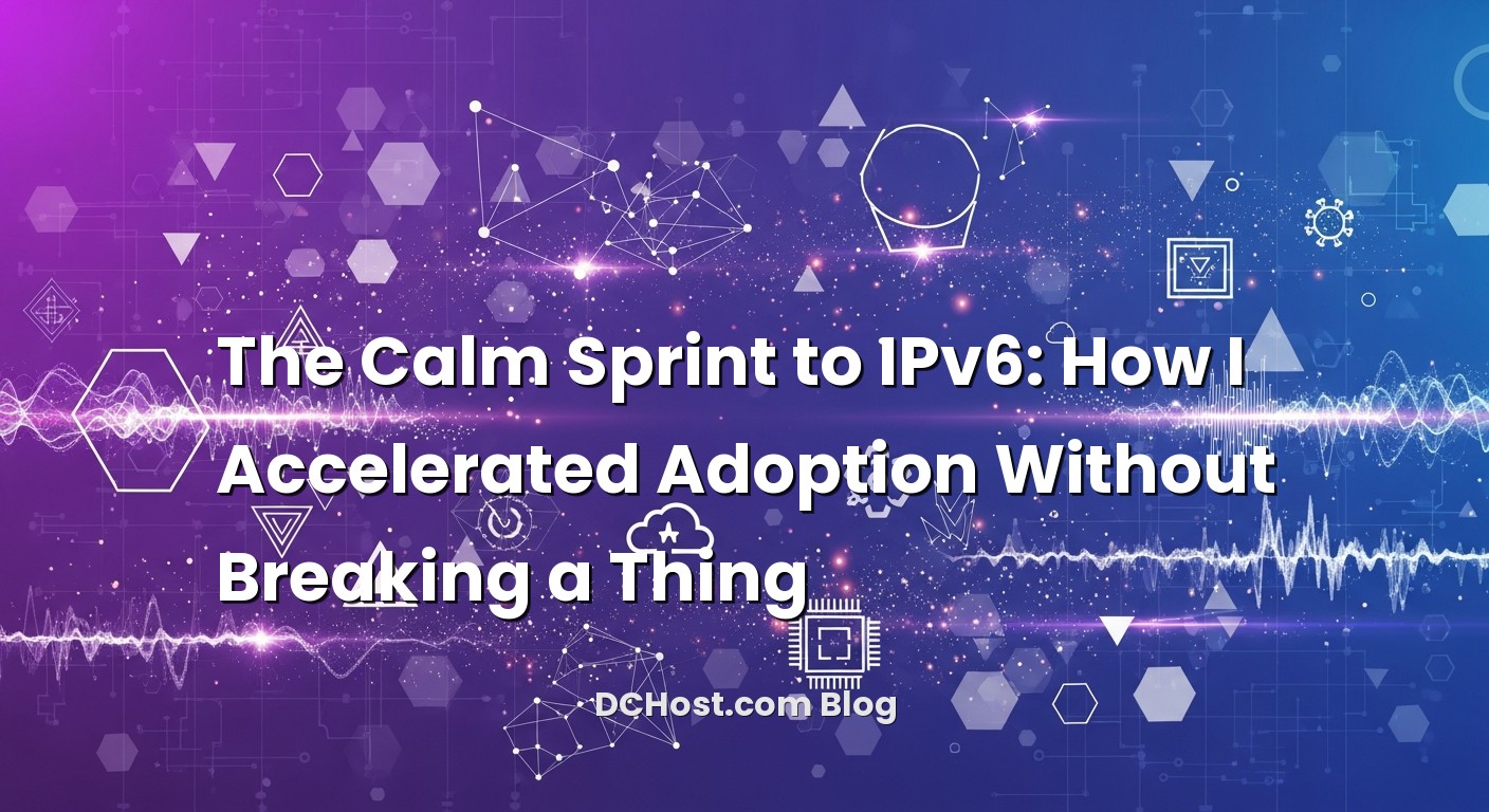 Visual representation of The Calm Sprint to IPv6: How I Accelerated Adoption Without Breaking a Thing