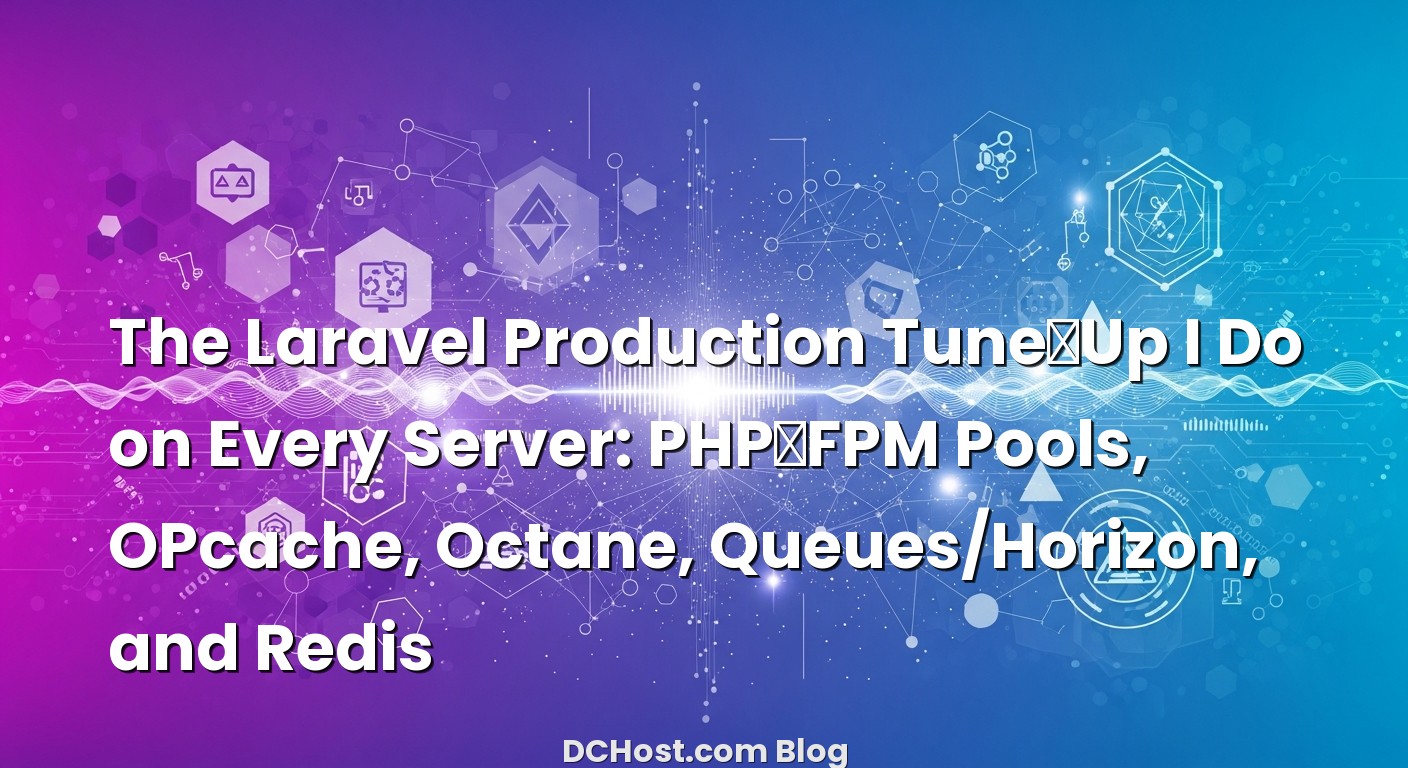Featured image for The Laravel Production Tune‑Up I Do on Every Server: PHP‑FPM Pools, OPcache, Octane, Queues/Horizon...