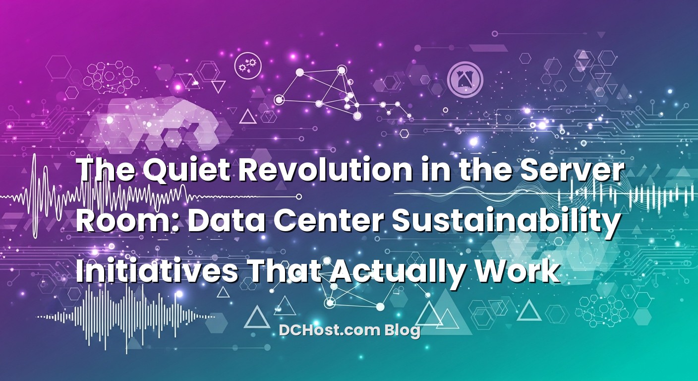 Visual representation of The Quiet Revolution in the Server Room: Data Center Sustainability Initiatives That Actually Work