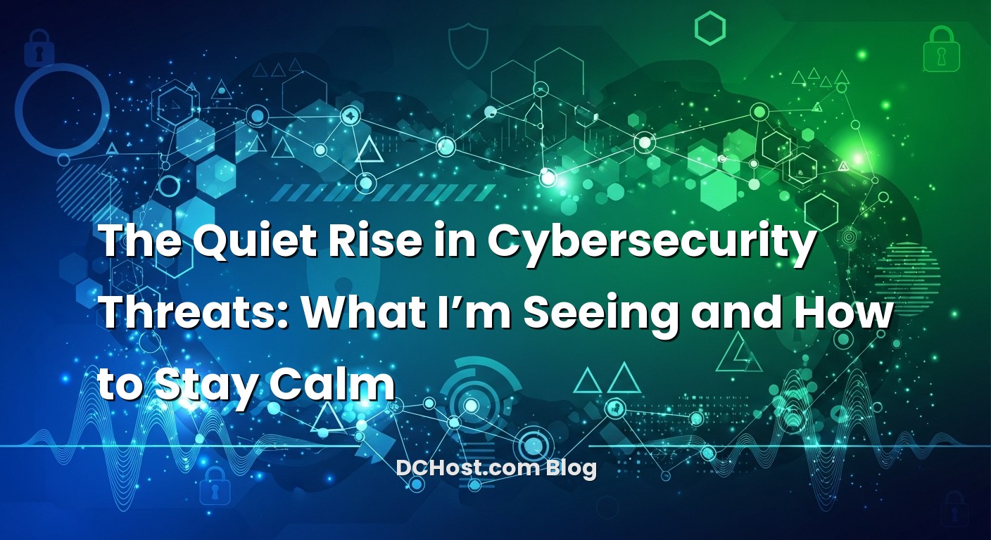 Infographic explaining The Quiet Rise in Cybersecurity Threats: What I’m Seeing and How to Stay Calm