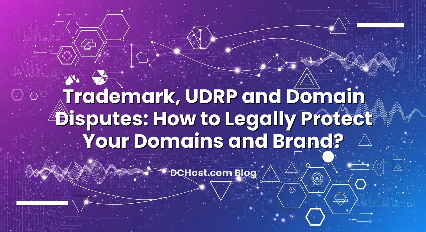 Infographic explaining Trademark, UDRP and Domain Disputes: How to Legally Protect Your Domains and Brand?