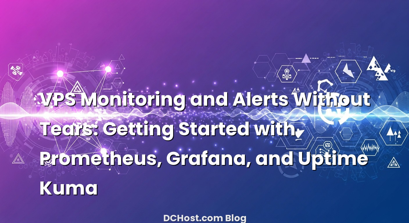 Visual representation of VPS Monitoring and Alerts Without Tears: Getting Started with Prometheus, Grafana, and Uptime Kuma
