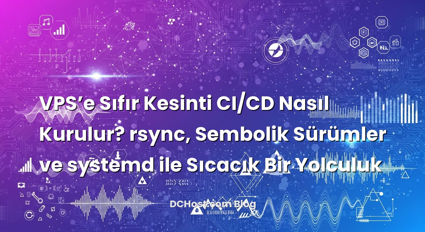 VPS’e Sıfır Kesinti CI/CD Nasıl Kurulur? rsync, Sembolik Sürümler ve systemd ile Sıcacık Bir Yolculuk ile ilgili ...