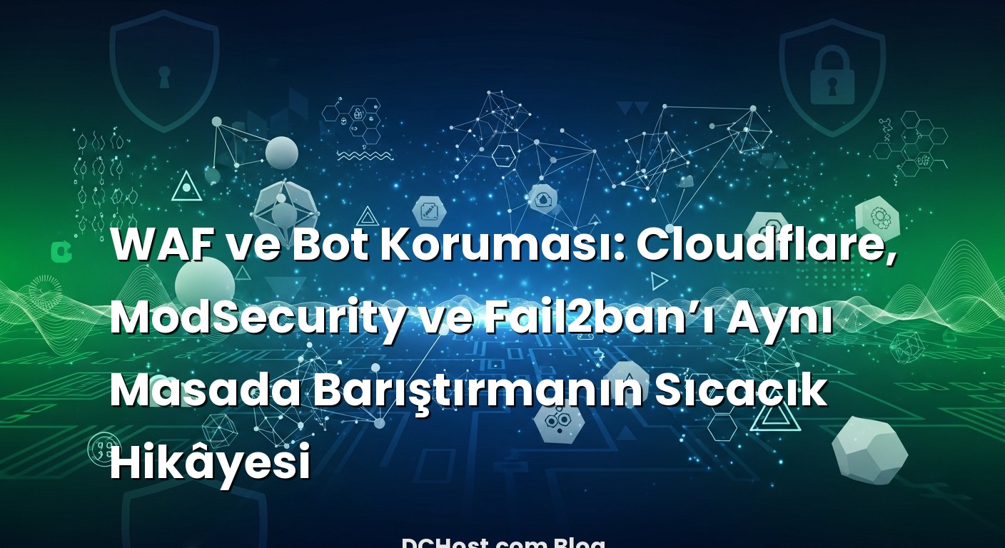 WAF ve Bot Koruması: Cloudflare, ModSecurity ve Fail2ban’ı Aynı Masada Barıştırmanın Sıcacık Hikâyesi başlık...