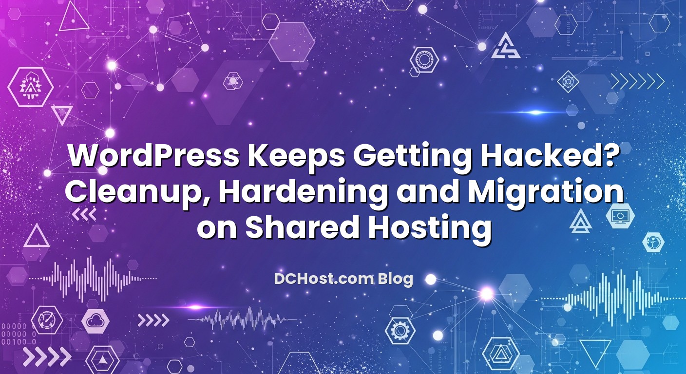 Infographic explaining WordPress Keeps Getting Hacked? Cleanup, Hardening and Migration on Shared Hosting