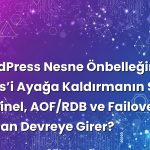 WordPress Nesne Önbelleğinde Redis’i Ayağa Kaldırmanın Sırrı: Sentinel, AOF/RDB ve Failover Ne Zaman Devreye Girer?