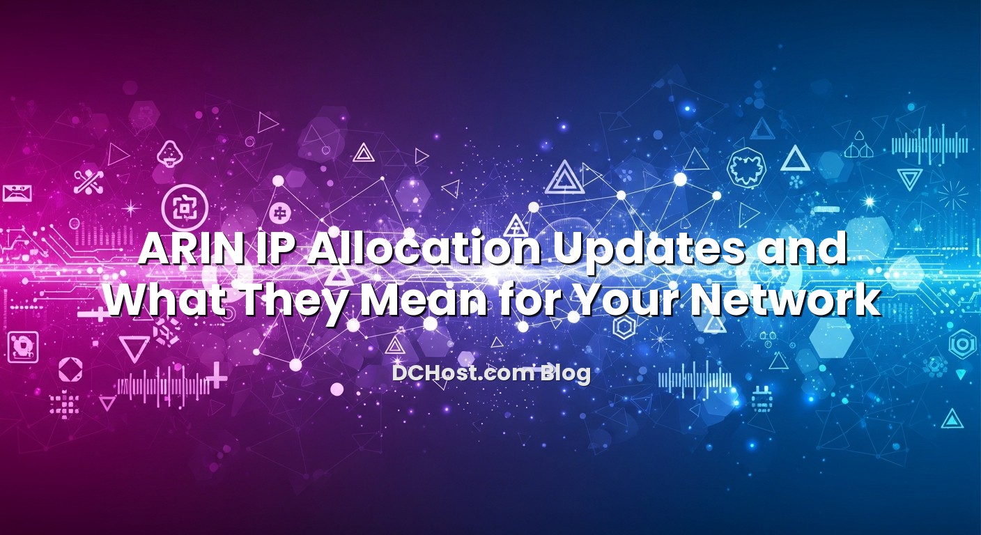 Illustration depicting ARIN IP Allocation Updates and What They Mean for Your Network concept