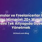 Ajanslar ve Freelancerlar İçin Hosting Mimarisi: 20+ WordPress Sitesini Tek Altyapıda Güvenle Yönetmek