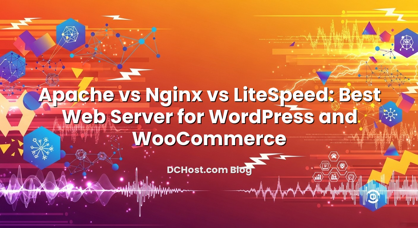 Infographic explaining Apache vs Nginx vs LiteSpeed: Best Web Server for WordPress and WooCommerce