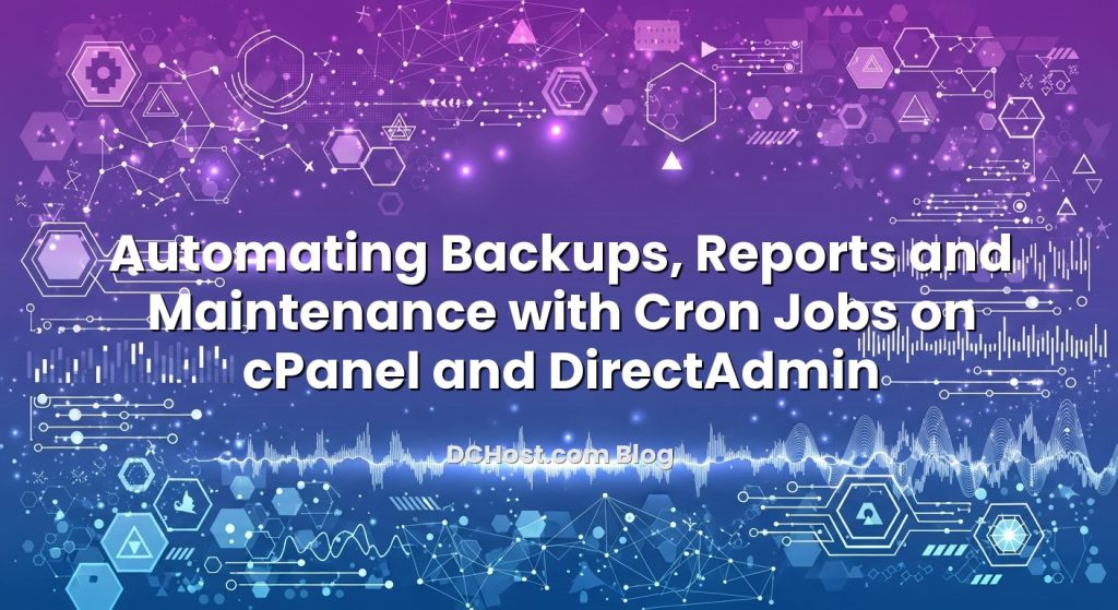 Automating Backups, Reports and Maintenance with Cron Jobs on cPanel and DirectAdmin