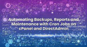 Automating Backups, Reports and Maintenance with Cron Jobs on cPanel and DirectAdmin