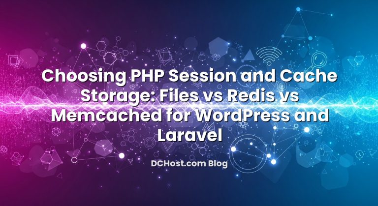 Choosing PHP Session And Cache Storage: Files Vs Redis Vs Memcached For ...