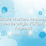 Cloudflare Workers ve BunnyCDN Edge Rules ile Origin Yükünü Edge’e Taşımak