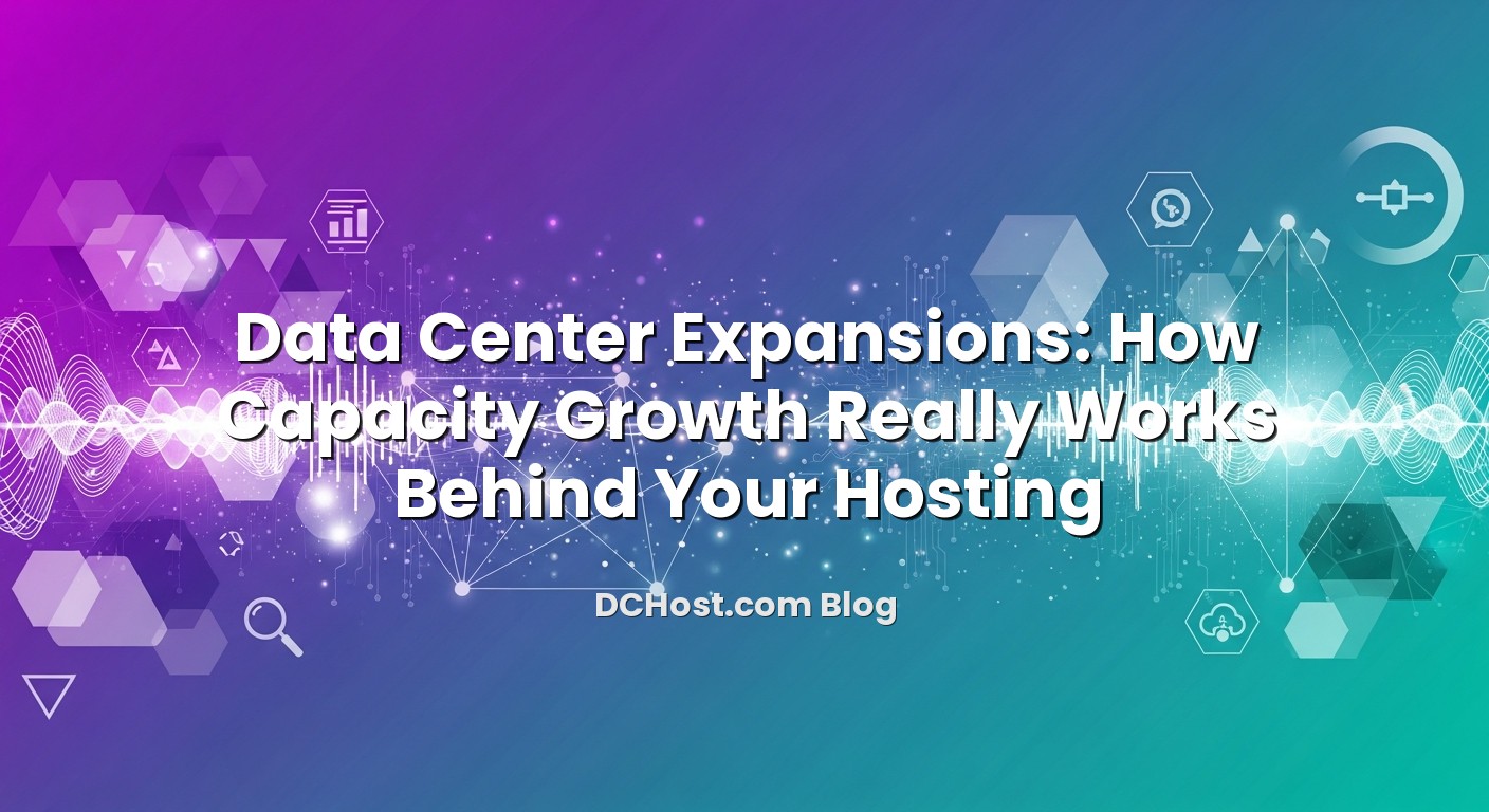 Visual representation of Data Center Expansions: How Capacity Growth Really Works Behind Your Hosting