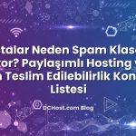 E‑Postalar Neden Spam Klasörüne Düşüyor? Paylaşımlı Hosting ve VPS İçin Teslim Edilebilirlik Kontrol Listesi