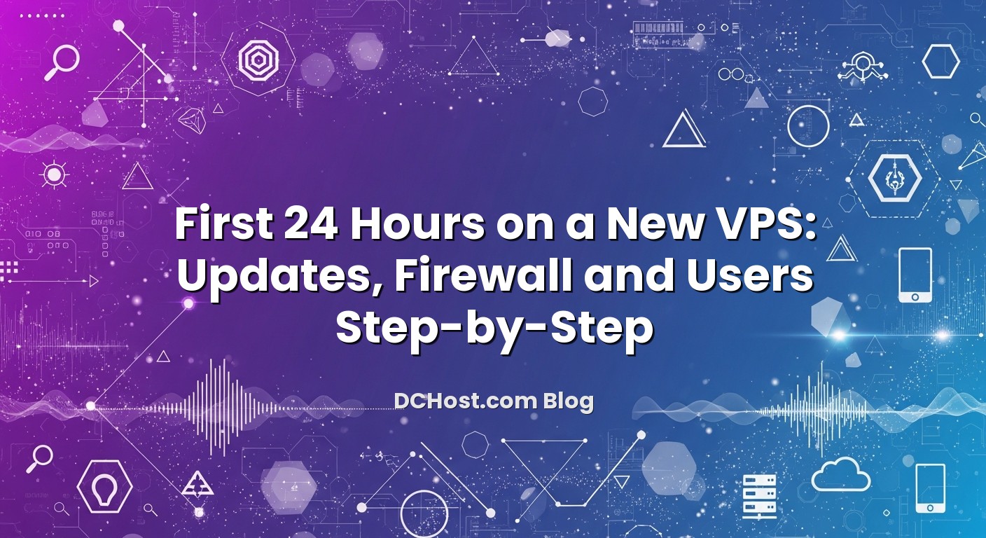 Informative image about First 24 Hours on a New VPS: Updates, Firewall and Users Step‑by‑Step