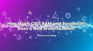 How Much CPU, RAM and Bandwidth Does a New Website Need?