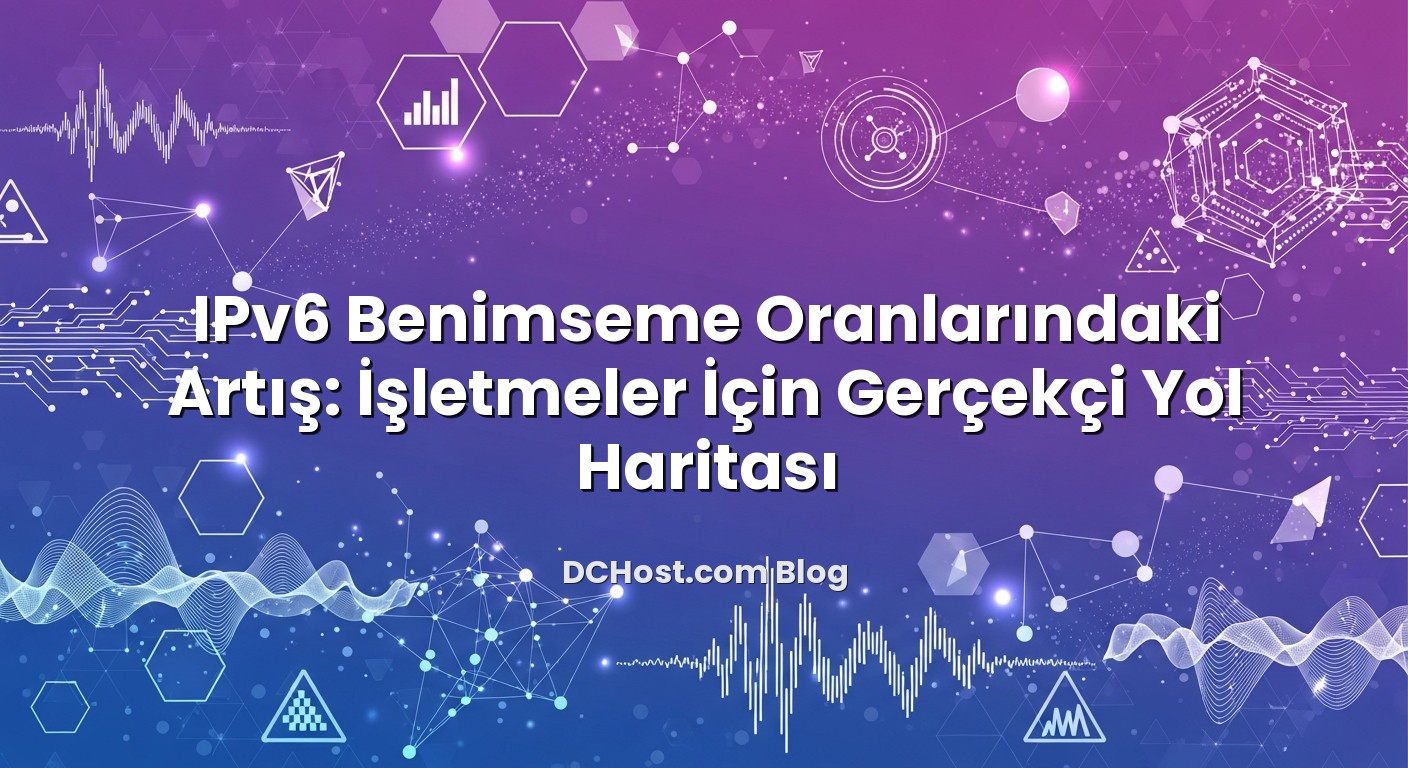 IPv6 Benimseme Oranlarındaki Artış: İşletmeler İçin Gerçekçi Yol Haritası hakkında bilgilendirici görsel