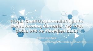 Küçük SaaS Uygulamaları İçin En Doğru Hosting Mimarisi: Tek VPS, Çoklu VPS ve Yönetilen Bulut