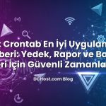 Linux Crontab En İyi Uygulamalar Rehberi: Yedek, Rapor ve Bakım İşleri İçin Güvenli Zamanlama