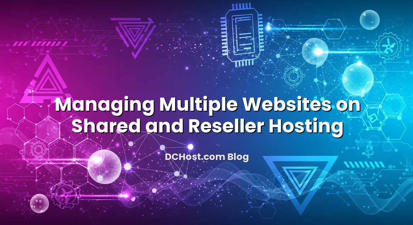 Visual representation of Managing Multiple Websites on Shared and Reseller Hosting