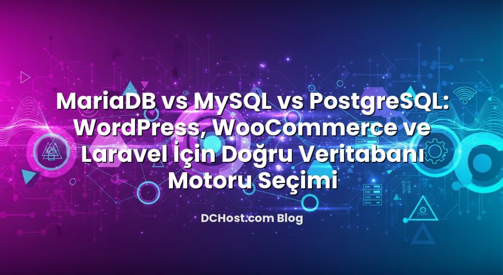 MariaDB vs MySQL vs PostgreSQL: WordPress, WooCommerce ve Laravel İçin Doğru Veritabanı Motoru Seçimi