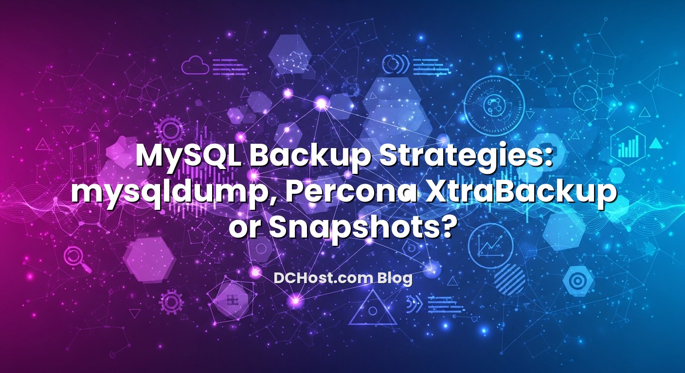 Informative image about MySQL Backup Strategies: mysqldump, Percona XtraBackup or Snapshots?