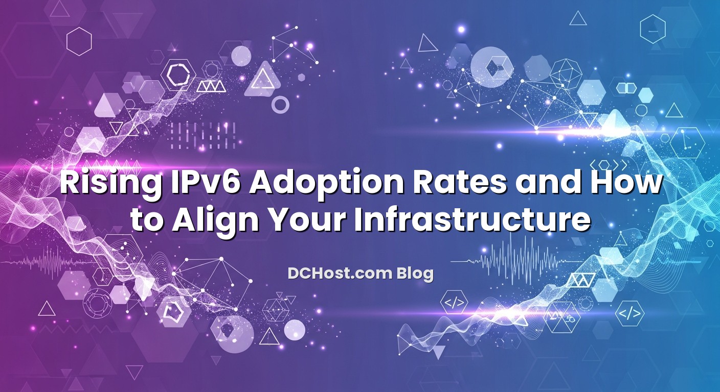 Visual representation of Rising IPv6 Adoption Rates and How to Align Your Infrastructure