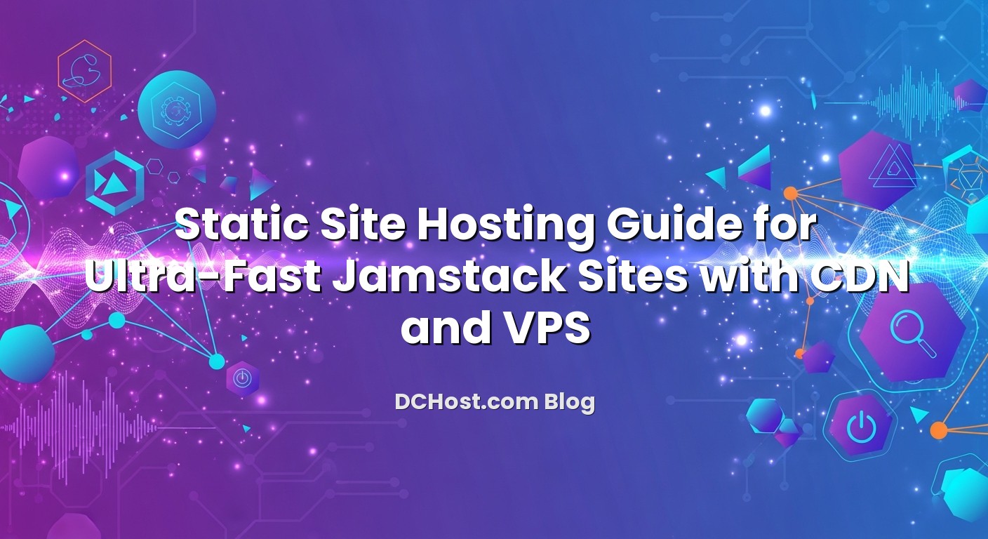 Visual representation of Static Site Hosting Guide for Ultra‑Fast Jamstack Sites with CDN and VPS
